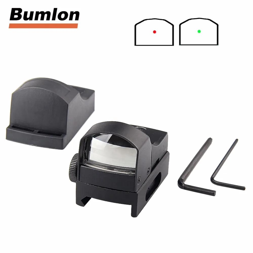 Hunting Mini Red Green Dot Scope Reflex Sight With OnOff Switch For Tactical Airsoft Shooting RL5-0006-3