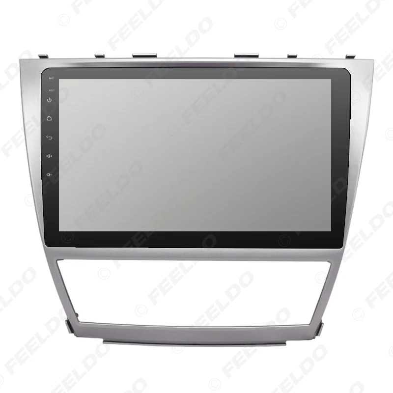 Best FEELDO 10.2 inch Bigger HD Screen Android 6.0 Quad Core Car Media Player With GPS Navi Radio For  Toyota Camry XV40/Daihatsu 1