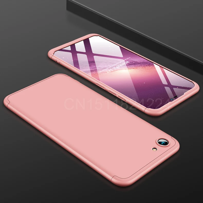 Y81 360 Degree For Vivo Y81 Case Full Body Cover Case PC Hard For Vivo Y81 Y 81 VivoY81 Cases With Tempered Glass 6 (11)