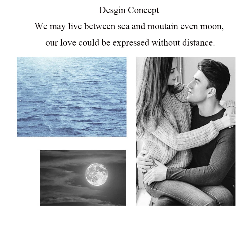 Lysigo 2019 New Arrival 100% S925 Silver Lovers’ Rings Water Mountain Love Ring for Women Engagement Wedding Rings Jewelry Boho (13)