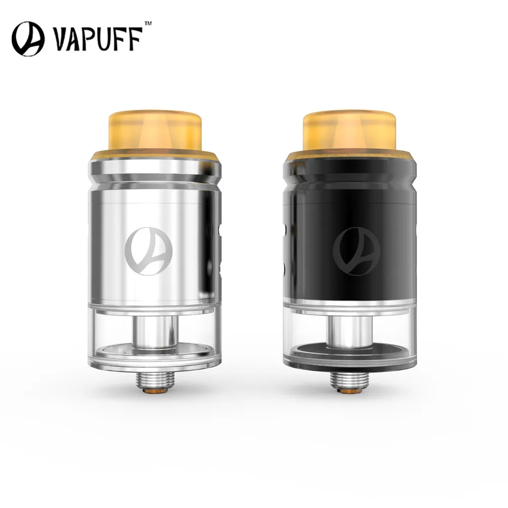

Electronic Cigarette Atomizer Tank Vapuff M24 RDTA 24mm Diameter 4.0ML Capacity Vaporizer Fit Drag 157W Box Mod VS Mesh Pro RDA