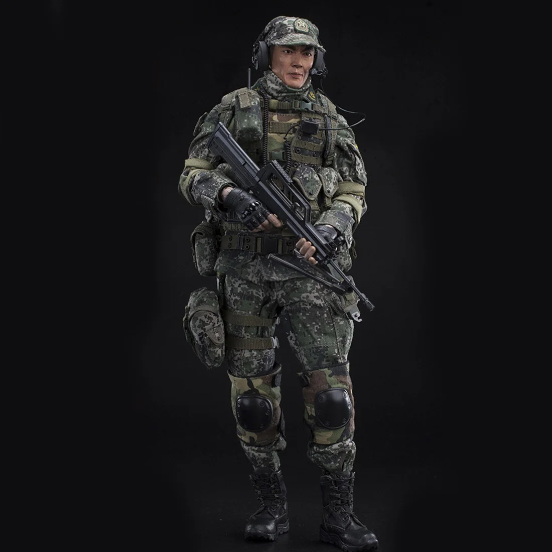 Discount Flagset 1/6 Chinese Army Machine Fighter Soldier Model Action Figure Model Toys Hobbies For Kids Adults New Arrivel 39