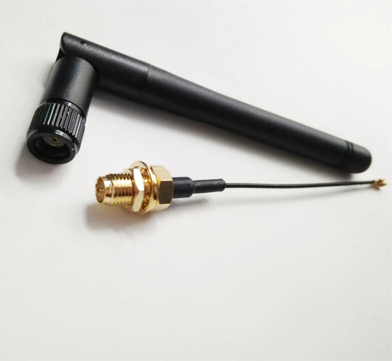 Складная антенна 2 4G Bluetooth wifi модуль ZigBee SMA к IPEX фидерной линии 4 ГГц Антенна для