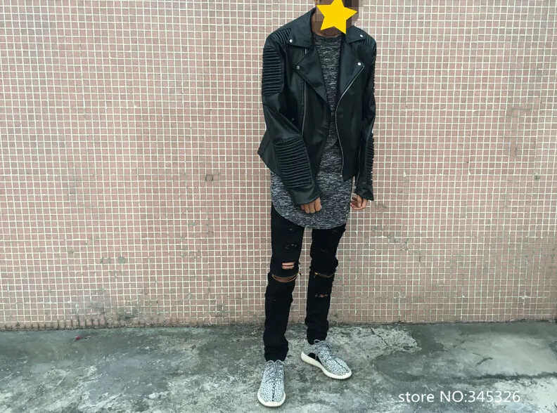 yeezy leather jacket