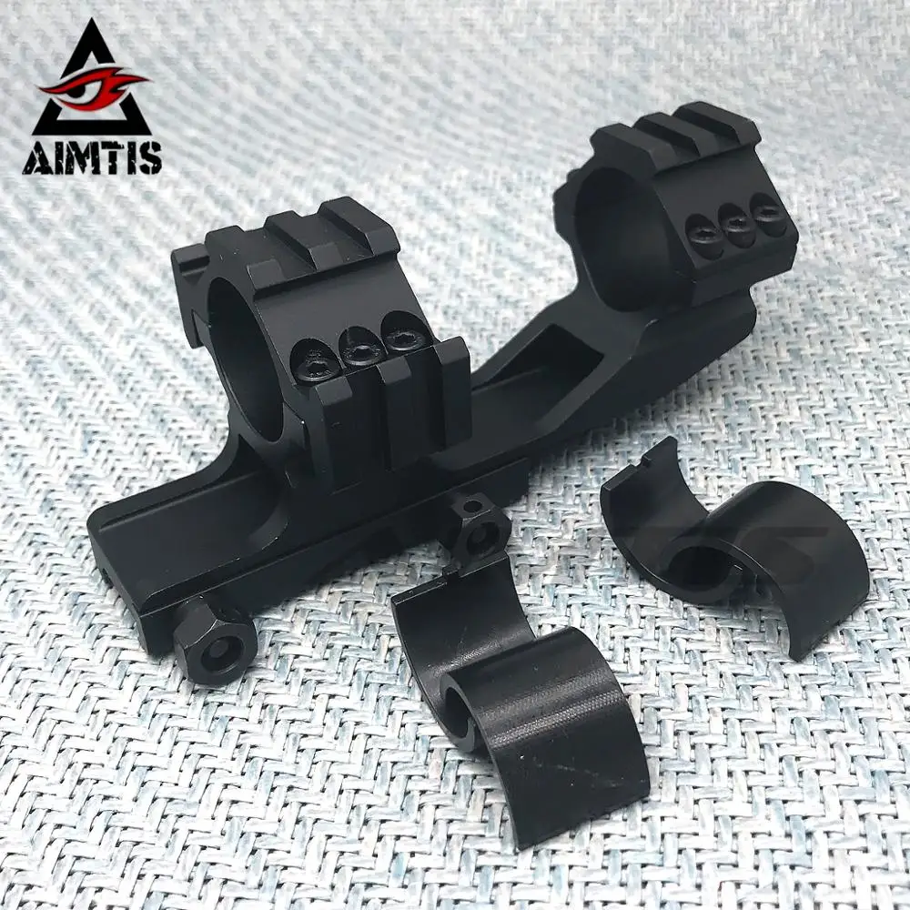 AIMTIS Tactical Gun AR15 Rifle 25.4/30mm Optic Scope Mount Tri Side