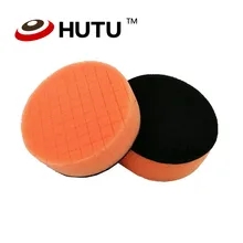 Автомобильный полировальный коврик для воска 3 дюйма оранжевый средний режущий и полировальный коврик Воском Набор губок для Машинка Для Полировки Автомобиля
