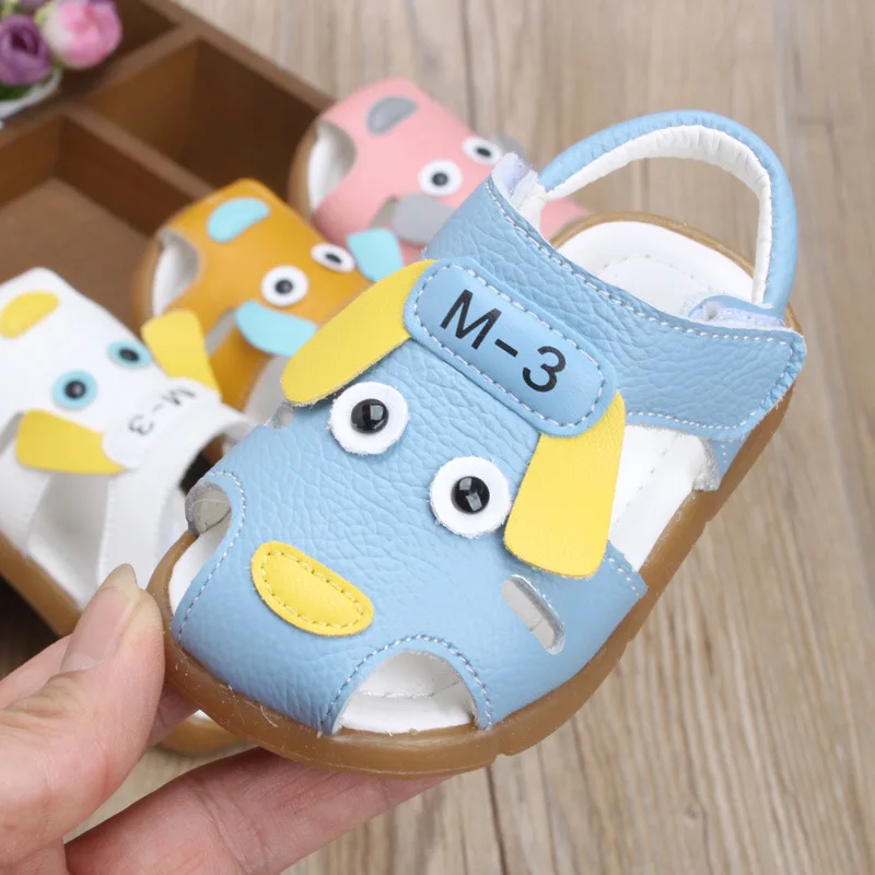 Summer Kids Baby Boys Sandals Toddler Shoes Children Girls Casual Sneakers Shoes Infant Soft Leather Sandals Cute Flat Shoes