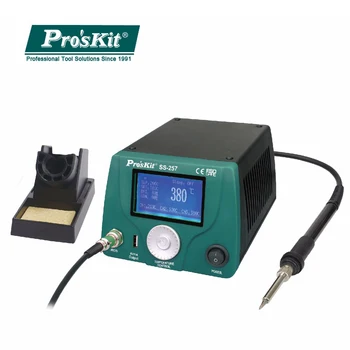 

Pro'sKit SS-257H LCD Digital Intelligent Temperature Control Soldering Station Anti-Static LeadFree Maintenance Electric Welding