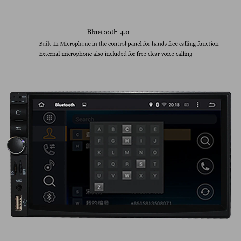 Discount 7 Inch universal front panel:178*100mm Android 9.0 Octa Core 4GB RAM Car Radio Stereo Audio Stereo Radio WIFI RDS GPS Navigation 4