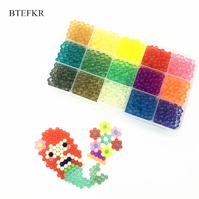 200 шт./пакет пазл с бусинами в форме распылителя воды игрушки для детей бусины 15