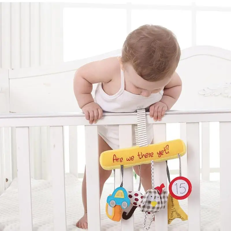 1 комплект для новорожденных детская погремушка игрушечное животное плюшевый колокольчик Детские коляски Висячие Игрушки для колыбели