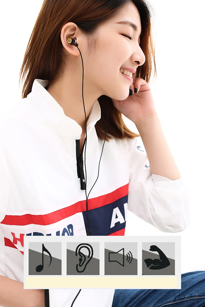 

Fashion Wired Earbuds earphones 3.5mm In Ear Earphone Earpiece With Mic Stereo Headset For Samsung Xiaomi Phone Computer