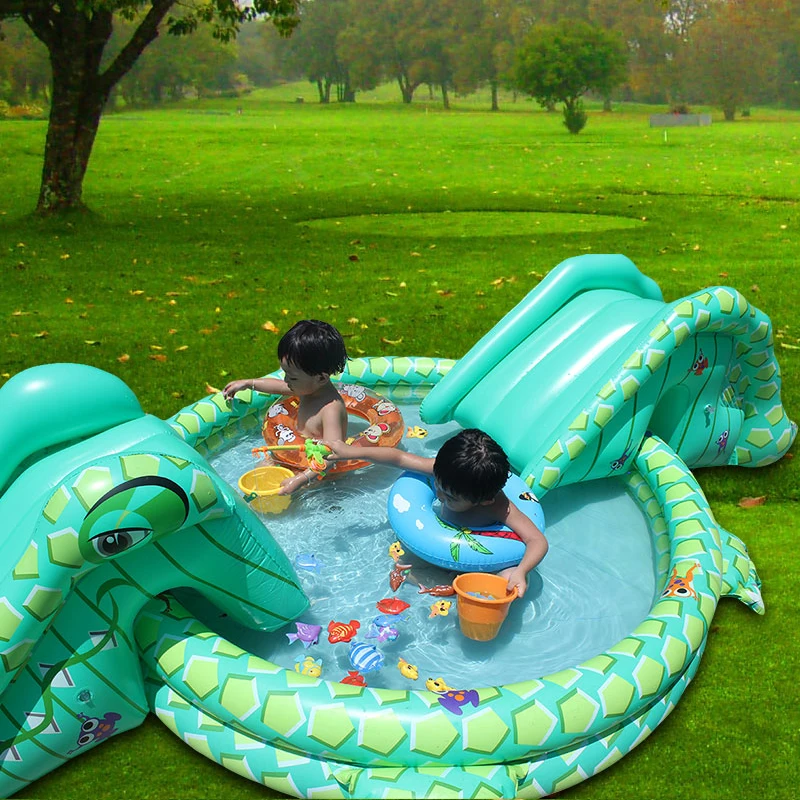 Multi Function Large Size Outdoor Inflatable Swimming Water Pool With Slide Home Use Playground Piscina Bebe Zwembad In From Mother Kids On Multi Function Large Size Outdoor Inflatable Swimming Water Pool With Slide Home Use Playground Piscina Bebe Zwembad In From Mother Kids On