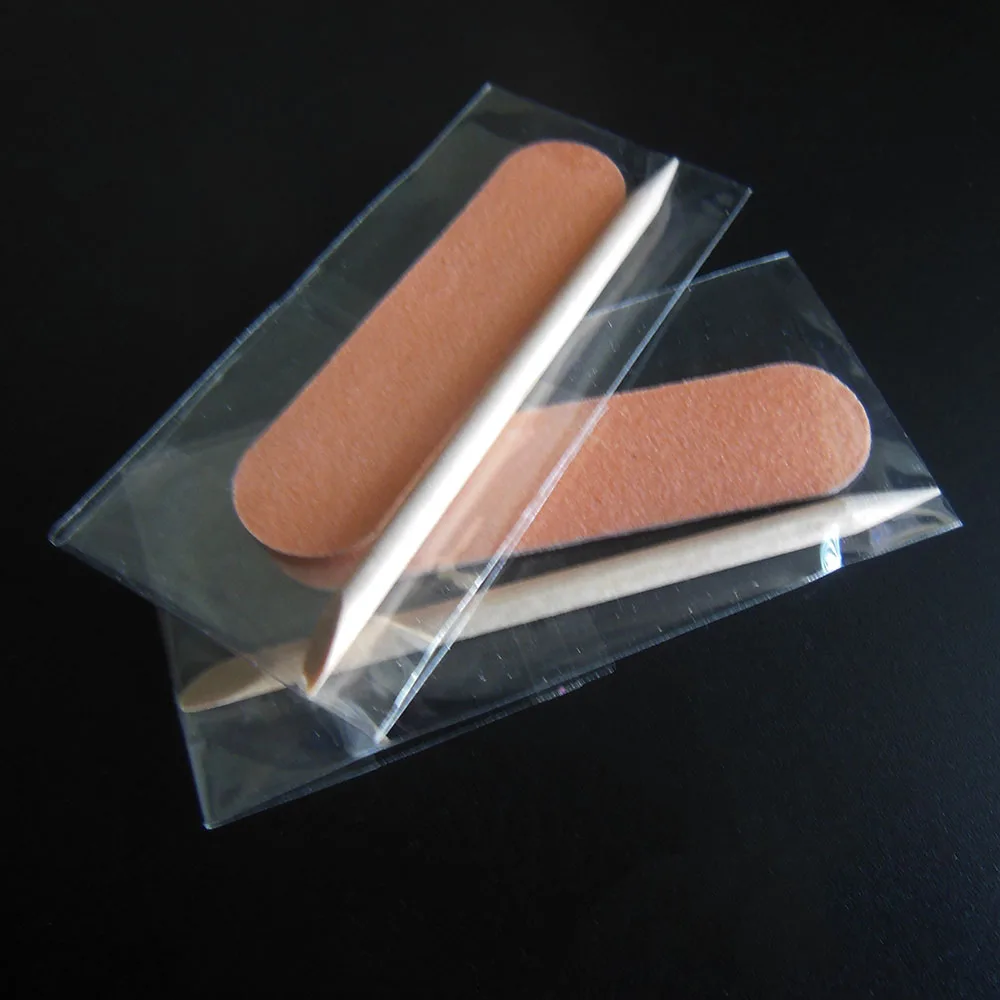 10 pcs mini manicure set pedicure kit wholesale nail file cuticle wood