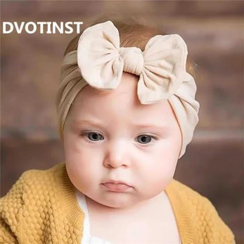 

Dvotinst Newborn Photography Props Baby Headband Infant Turban Headwrap Soft Hair Band Accessories Studio Photo Shoot Props