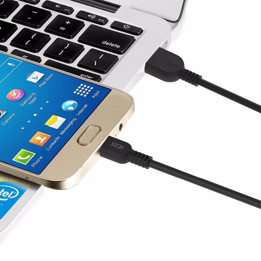 ICZI 5 حزمة 30 سنتيمتر 1 m 1.8 m المصغّر USB كابل 5V2A سريع شحن USB كابل الشاحن البيانات مزامنة كابلات ل سامسونج HTC LG سوني الروبوت