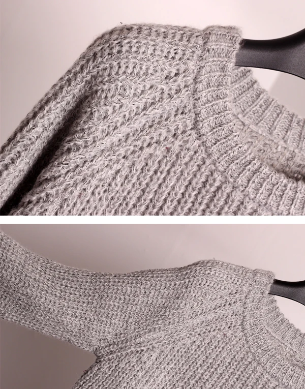 DANJEANER осень зима толстые вязаные пуловеры для женщин модные однотонные повседневные свободные свитера уличная джемпер Трикотаж Pull Femme