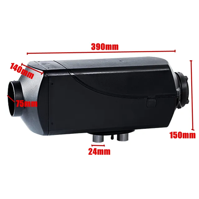 5KW 12V Air Diesels Heater Parking Heater With Remote Riscaldatore LCD Monitor Silencer 10L Tank For Trucks Boats Bus Car Heater