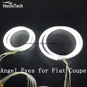 

HochiTech ccfl angel eyes kit white 6000k ccfl halo rings headlight For Fiat Coupe 1993 to 2000