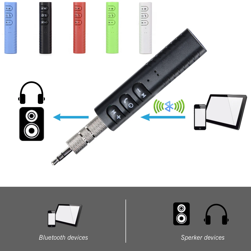 Автомобильный bluetooth адаптер Sinovcle Aux Hands 3 5 мм Бесплатная музыка аудио