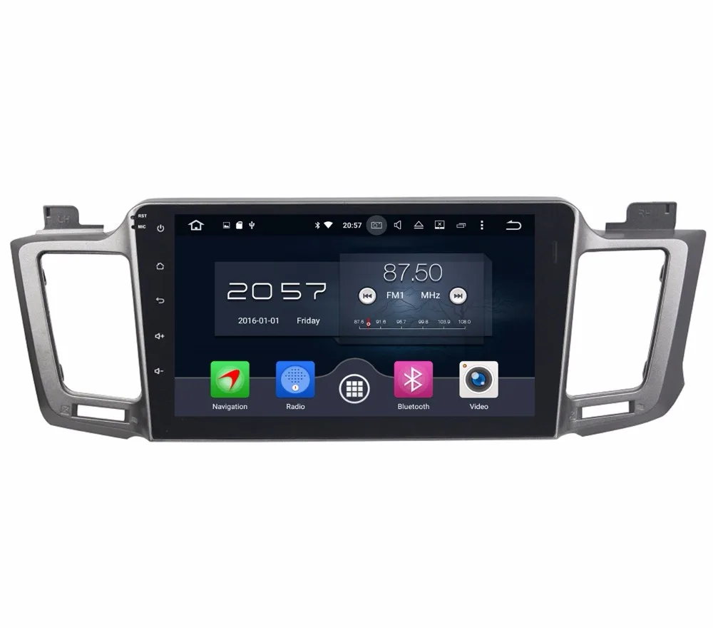 Octa Core 2 din 10 1 &quotAndroid 6 0 автомобиль видео DVD gps для Toyota RAV4 2012-2015 с 4 ГБ Оперативная
