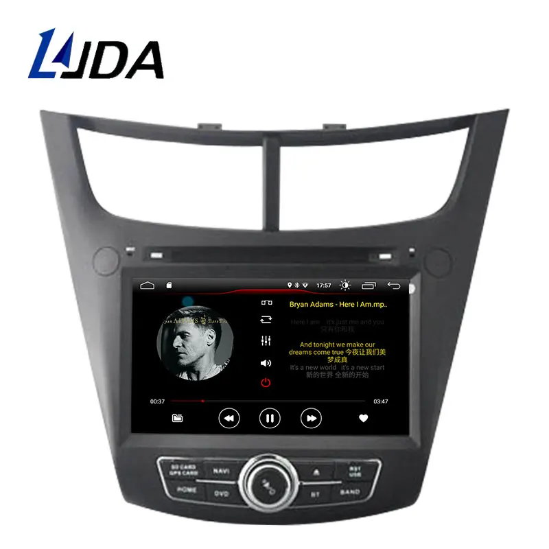 Cheap LJDA 2 Din Car Radio Android 9.1 Car DVD Player For CHEVROLET SALT 2014 2015 GPS Navigation Stereo WIFI Multimedia IPS Canbus 2