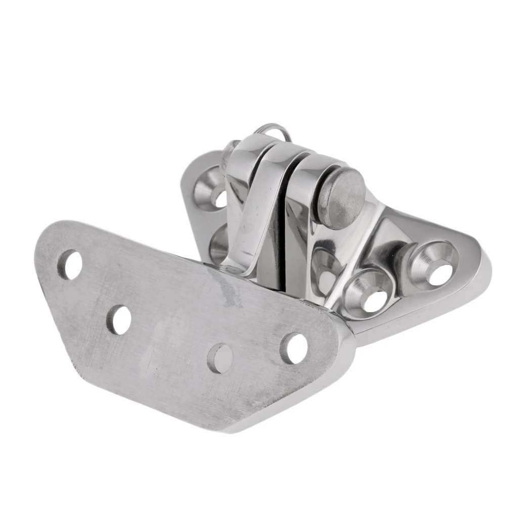 1 Pc 316 Stainless Steel Hatch Hinge with Universal Removable Pin Marine Boat Hardware Durable Boat Accessories 6.9 x 6.5 x 3 cm