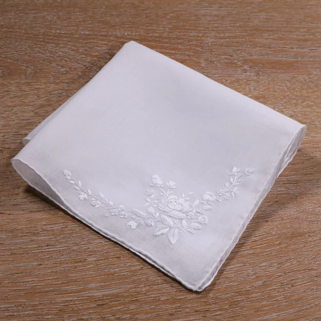 S005-W: 12 Darab Finom 100% Pamut Kézzel Készített Hímzett/ Kézi Hímzés - Image 5