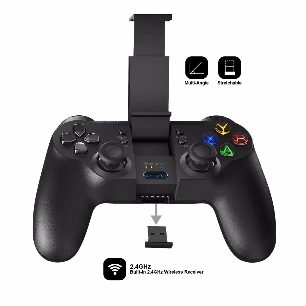  GameSir T1s Mobile Gamepad for PS3 Game Controller Bluetooth 2.4GHz USB Wired for SONY Playstation PC/VR/TV Box Android Phone