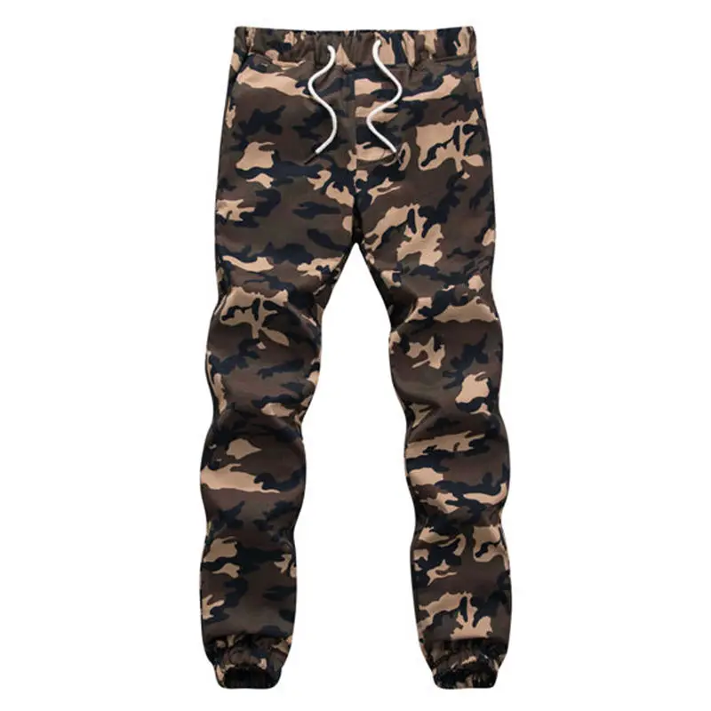 Cotton Mens Jogger Autumn Pencil Harem Pants 2024 Men Camouflage Military Pants Loose Comfortable Cargo Trousers Camo Jogger