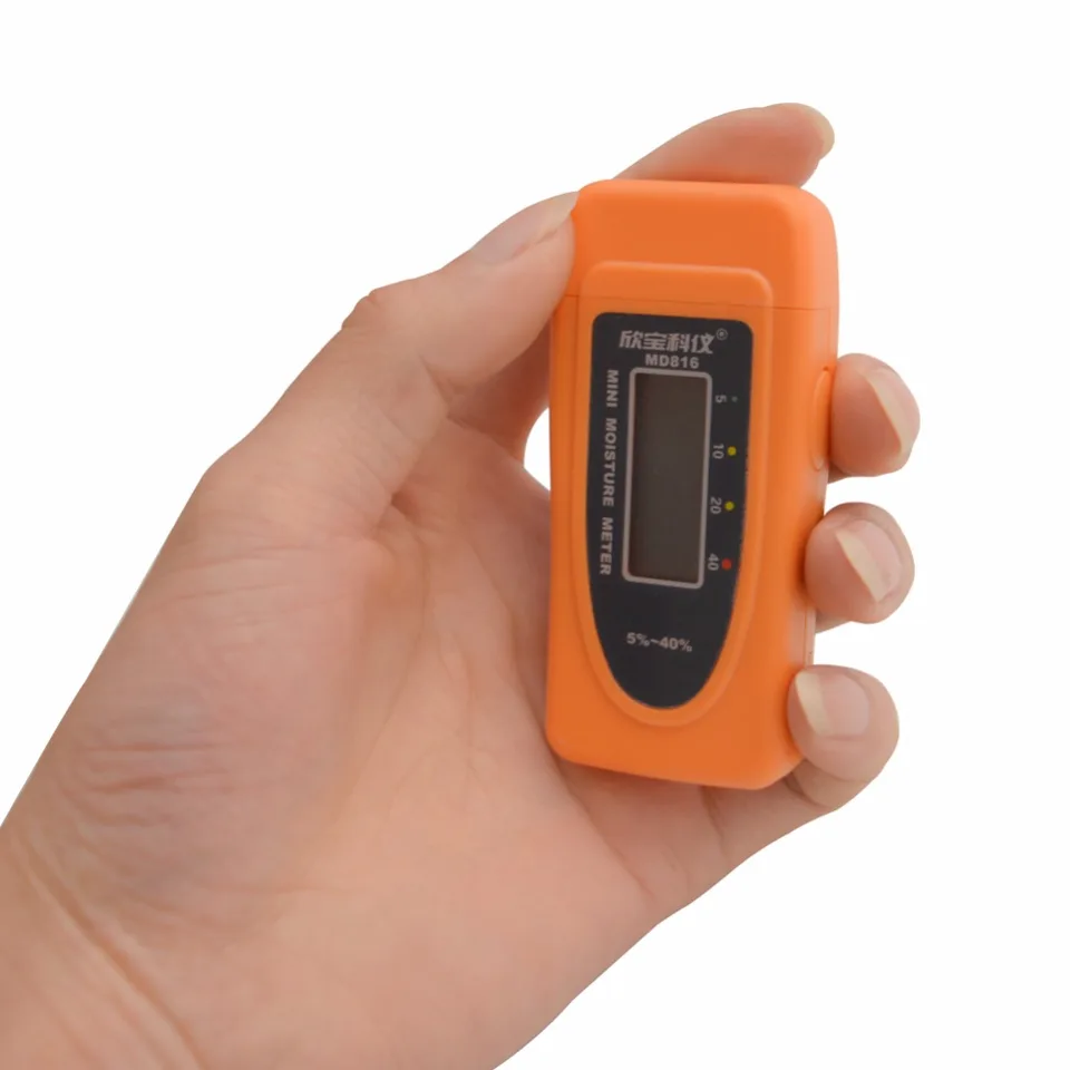 Mini Electronic Wood Moisture Meter Md816 Home Mini Electronic Wood Moisture Meter