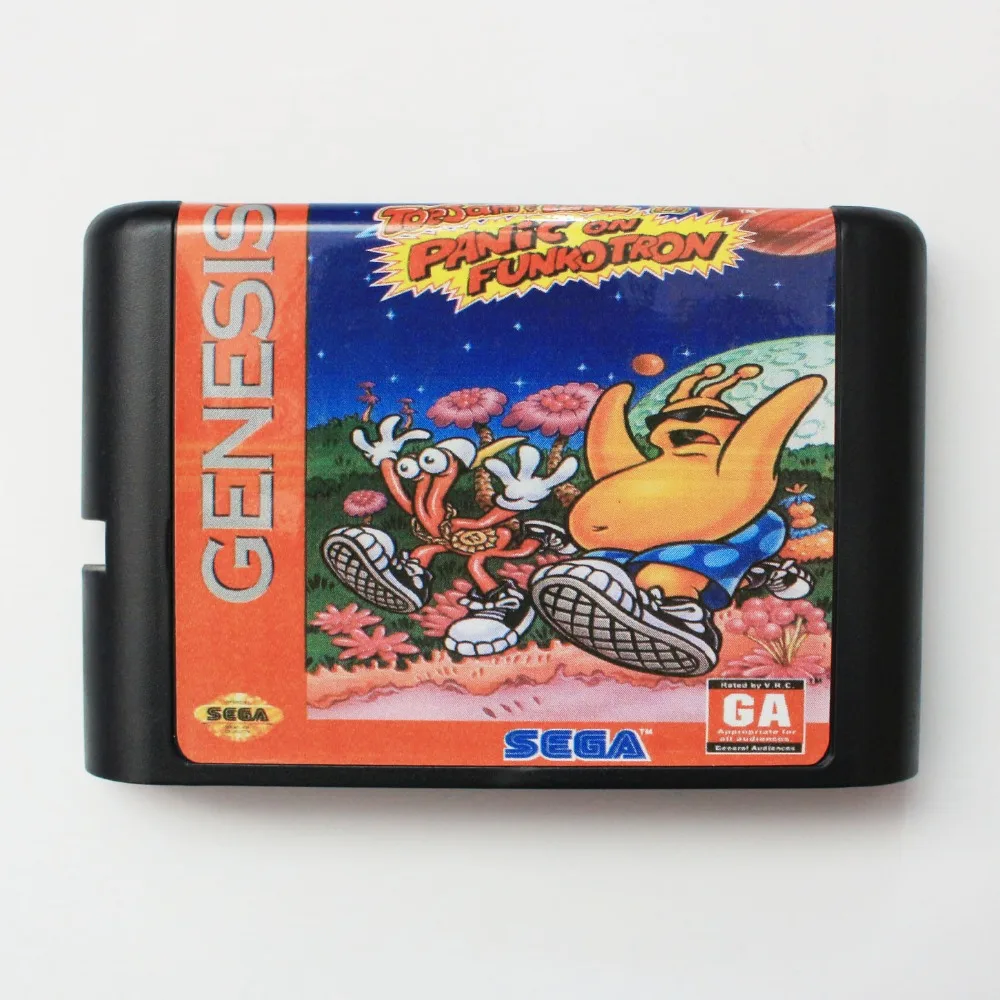Toejam & Earl In Panic на Funcotron 16 бит MD игровая карта для Sega Mega Drive Genesis|mega drive card|sega cardsega genesis