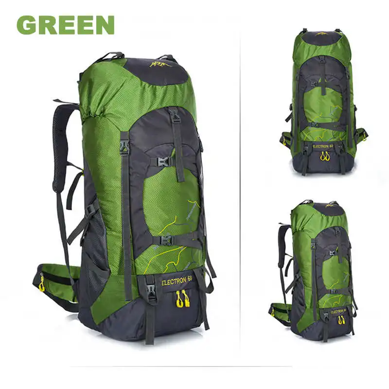Новая Большая вместительная Спортивная Сумка для кемпинга, дорожная сумка, походный рюкзак, водонепроницаемый, устойчивый к царапинам, многофункциональная сумка - Цвет: Green