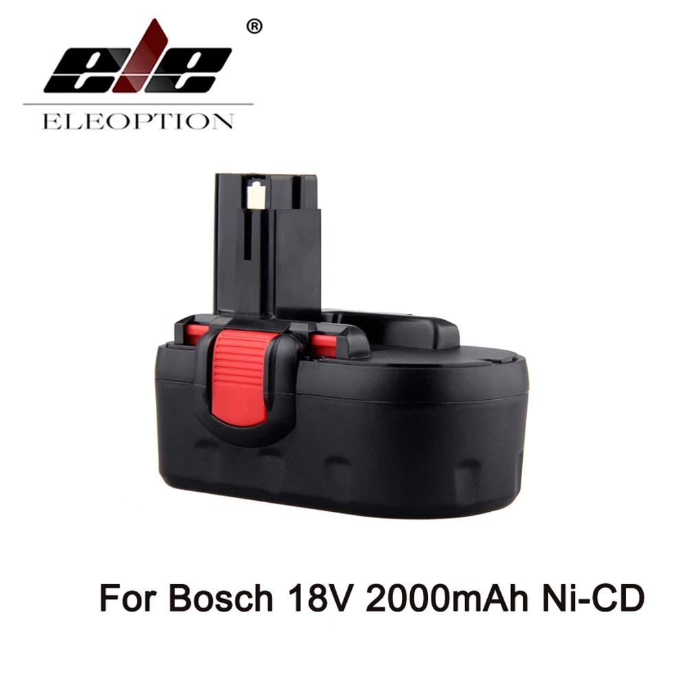 

ELEOPTION 2000mAH 18V 2.0Ah Rechargeable Power Tool Battery for Bosch BAT180 BAT181 BAT025 BAT026 BAT160 BAT189