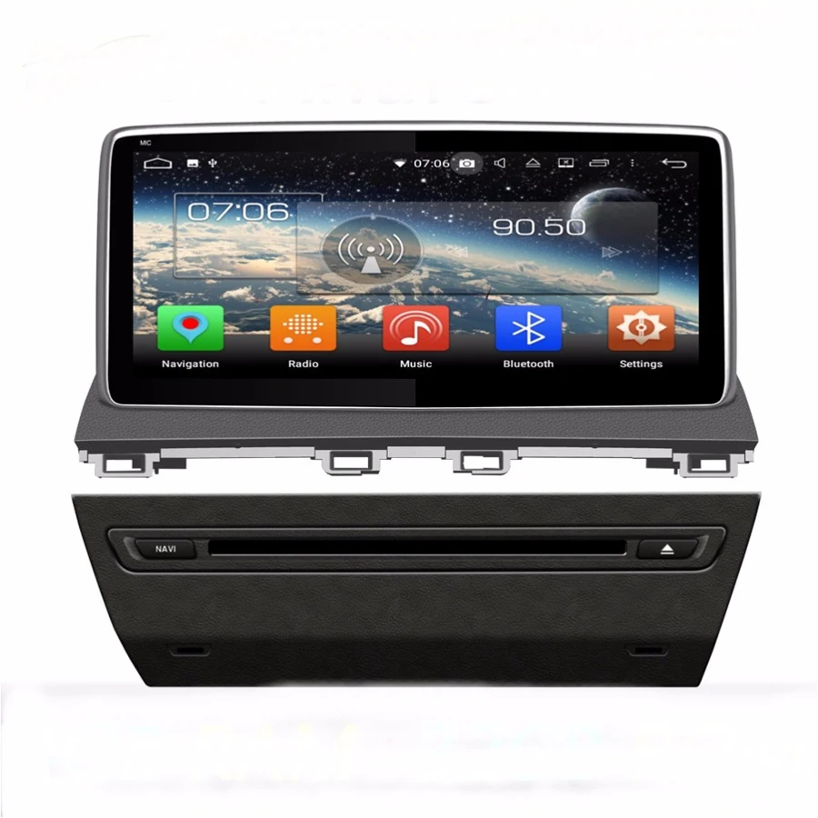 Cheap ELANMEY premium car multimedia player gps navigation for Mazda 3 2013-2017 android 8.0 autoradio headunits tape recorder stereos 1