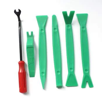 

IZTOSS 6PCS/Lot Automobiles Car Vehicle Radio Sound Stereo Dash Removal Install Door Panel Trim Pry Tire Repair Tools Set