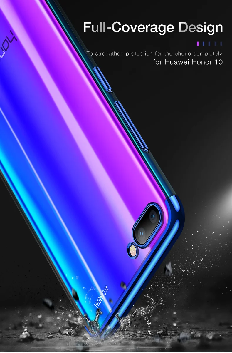 Роскошный телефон чехол из прозрачного силикона чехол на huawei Honor 10 9 лайт 9 10 lite Honor9 Honor10 3/4/6 32/64/128 GB бампер