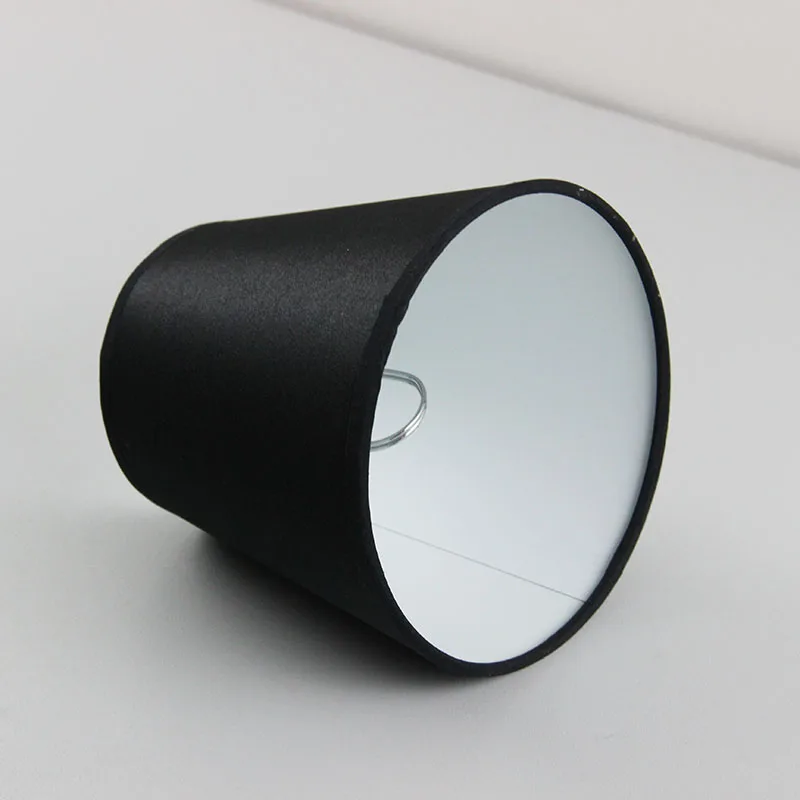 2PCS Modern Fashion black color plastic lamp shade covers, PVC