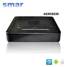 CCTV Mini DVR 4 Канала 960 H Видеорегистратор 8-КАНАЛЬНЫЙ Гибридный HVR Система NVR Onvif P2P H.264 Для Аналоговых 720 P 1080 P Ip-камеры горячая