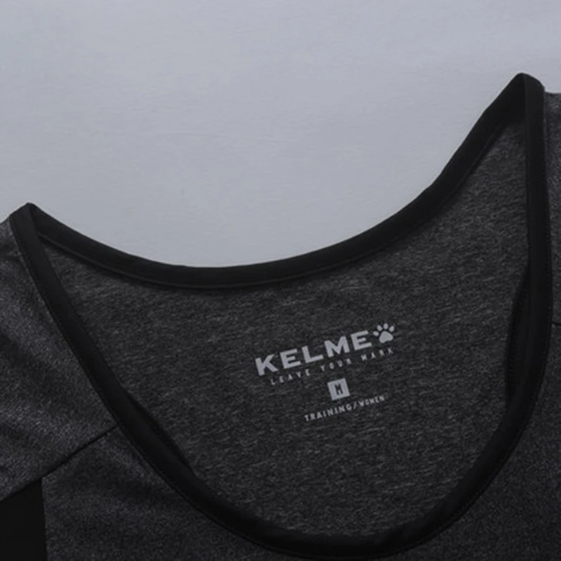Женские спортивные топы KELME для йоги жилет без рукавов однотонная свободная