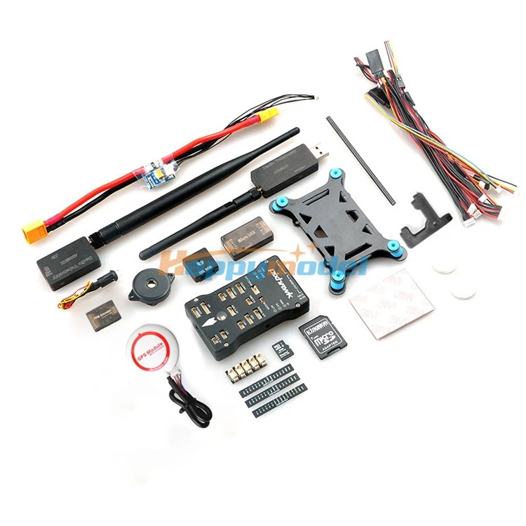 Pixhawk Autopilot PX4 Controller + NEO M8N GPS + TF Card/PPM/PM/I2C + 3DR Radio Telemetry + MiniOSD + Power Module FPV Combo Kit