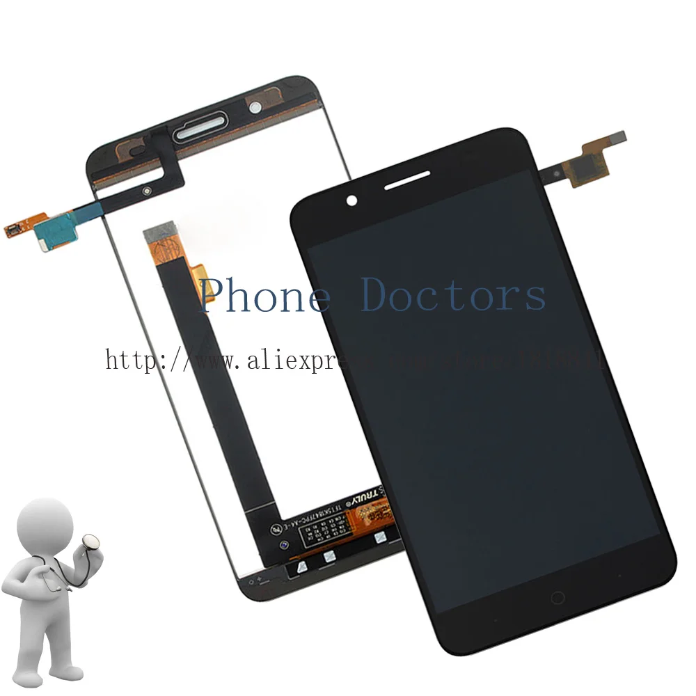 

5.2" Black For ZTE Blade A610 Plus Full LCD DIsplay +Touch Screen Digitizer Assembly For ZTE Blade A610+ ; 100% Tested