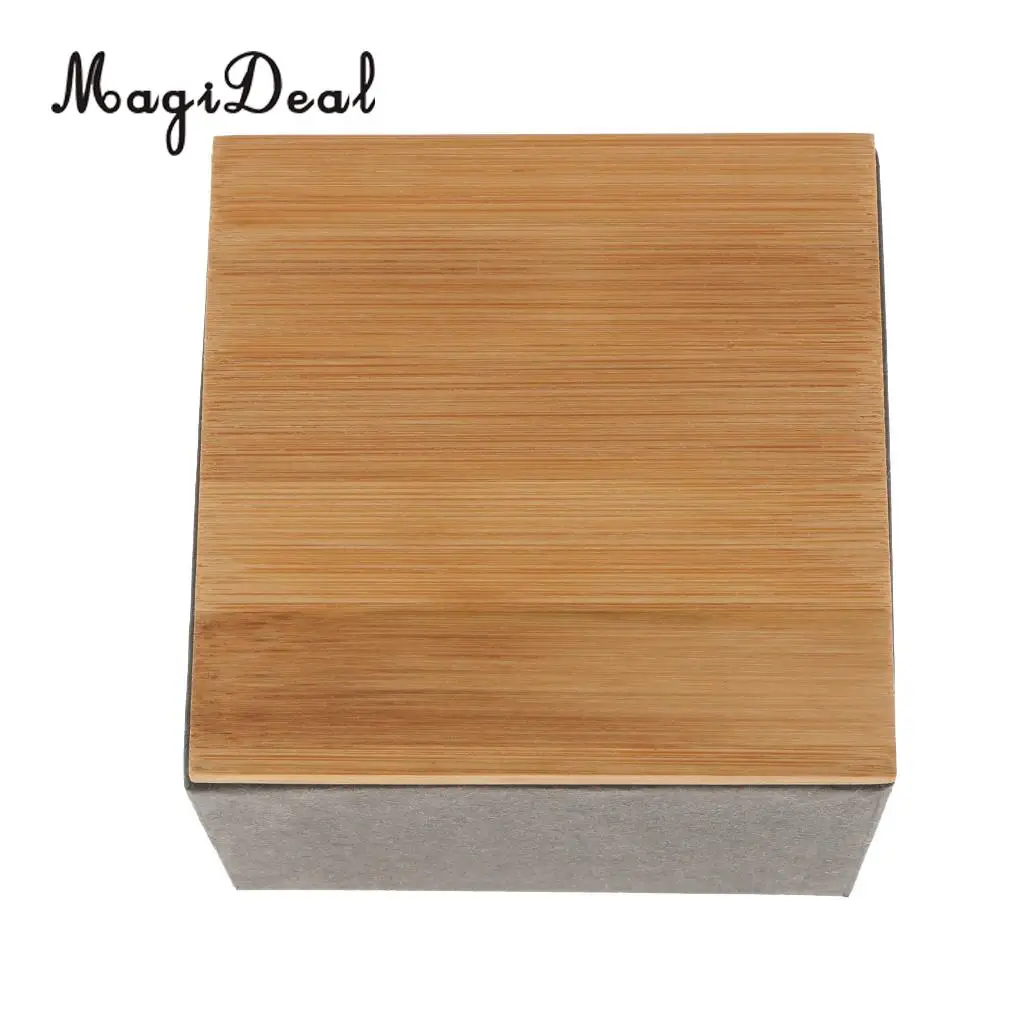 Bamboo Lid Tea Storage Box Tea Packing Box Handmade Natural Tea Coffee Caddy Jar Storage Holder Canister