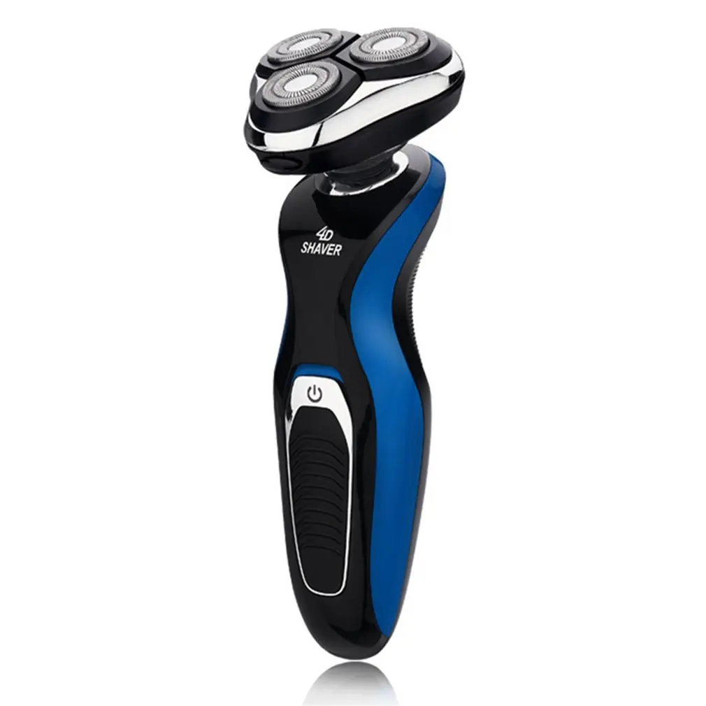 

Rechargeable Electric Shaver 4D Triple Floating Blade Heads Shaving Razors Face Care Men Beard Trimmer Barber Machine