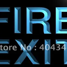 LB777 огня выхода аварийного выхода Дисплей светодиодный знак неонового света