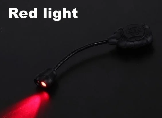 Night Evolution Тактический Princeton Tec MPLS2 Combo Красный Зеленый Белый шлем с led подсветкой фонарик Airsoft ИК свет для Молл/Mich - Цвет: Красный