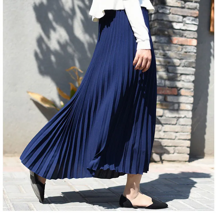 Women's Classy Long Skirt-Color