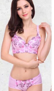 ethika set 6 Colors women bra set sexy push up bra set women lingerie embroidery plus size bra and panty set women underwear set red bra set Bra & Brief Sets