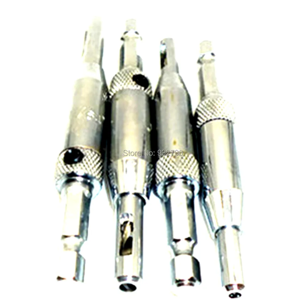 4pcs Self Centering Cabinet Door Hinge Wood Drill Bit - 