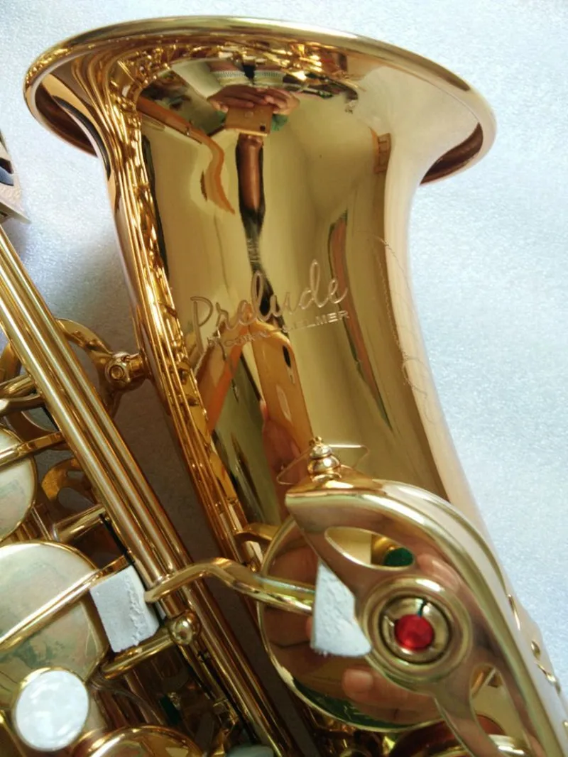 

Consalma Alto Saxophone Electrophoresis Gold Plated Sax Eb Falling Tune E (F) Musical Instruments Saxophone With Case Mouthpiece
